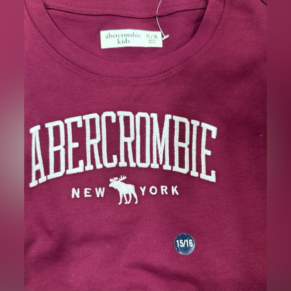NWT! Abercrombie Girls Tee Shirt Size 15/16